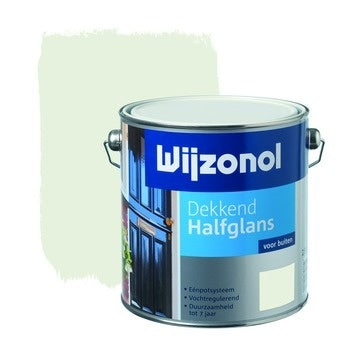 Wijzonol dekkend halfglans voor buiten RAL 9010 2,5 liter