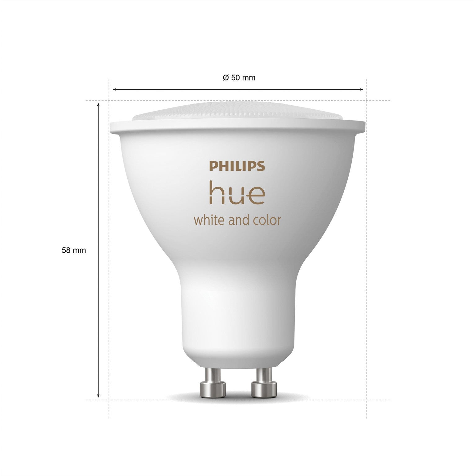 Philips Hue White &amp; Color Starter 3-Pack GU10 + variateur et pont 