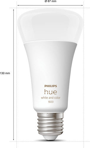 Philips Hue Blanc et Couleur E27 1600lm Lampe simple