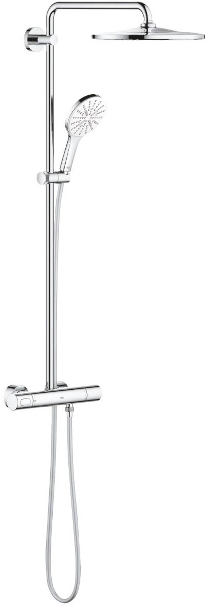 Système de douche Grohe Rainshower SmartActive 310 Blanc Lune 