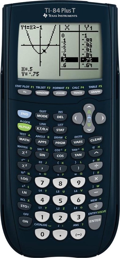 Texas Instruments TI-84 Plus T Grafische Rekenmachine