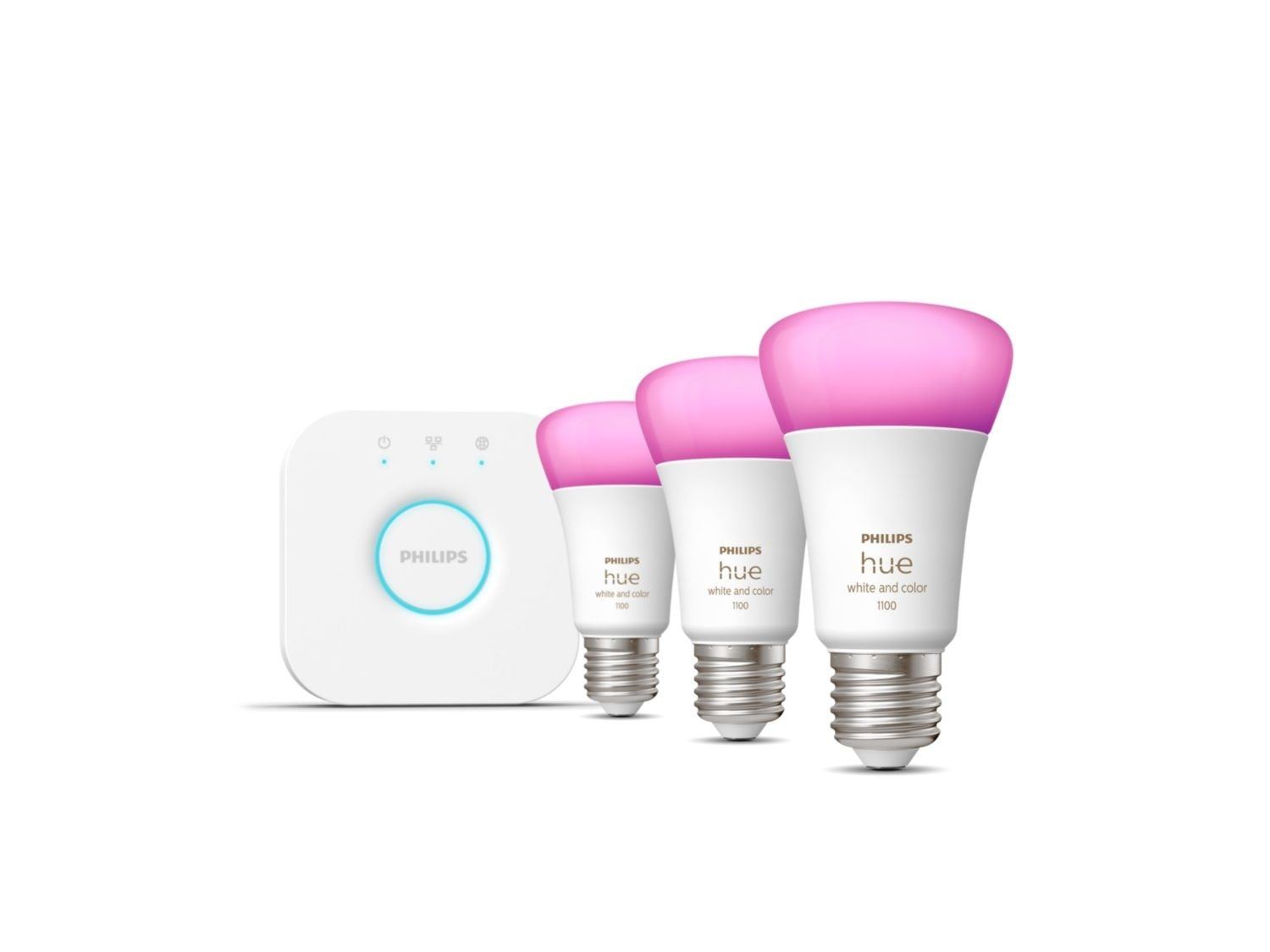 Kit de démarrage Philips Hue White et Color Ambiance E27