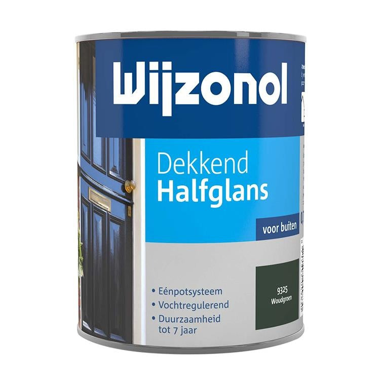 Wijzonol lak dekkend woudgroen halfglans 750 ml