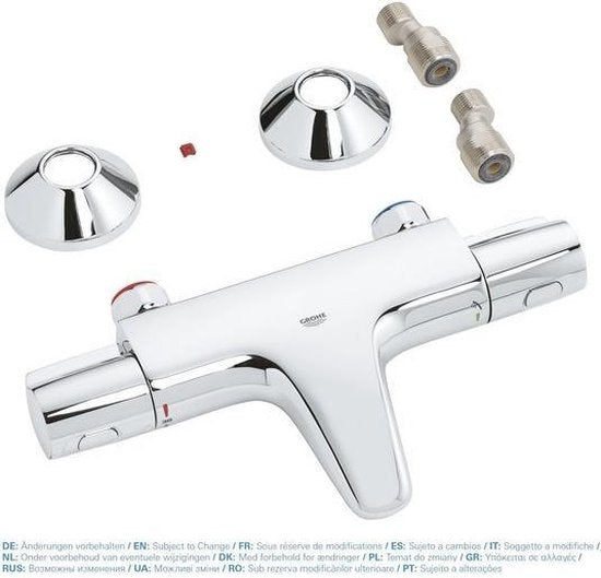 GROHE Precision Trend Nouveau Mitigeur Thermostatique pour Baignoire 15 cm Chromé