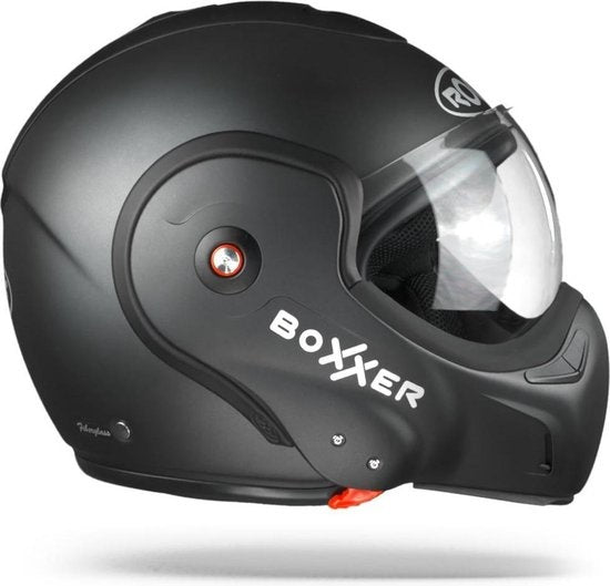 Casque de moto ROOF BoXXer Darkside Graphite Mat édition limitée taille S