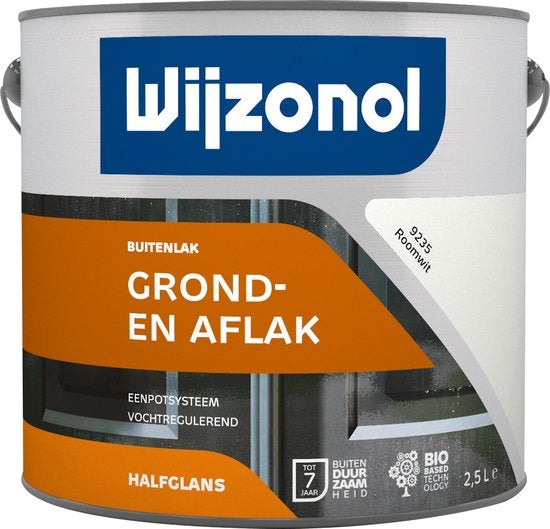 Wijzonol Lack deckend cremeweiß seidenmatt 2,5 Liter