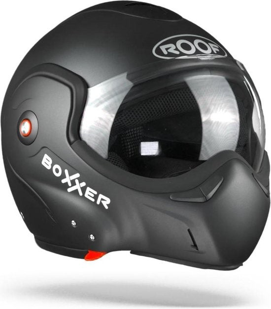 Casque de moto ROOF BoXXer Darkside Graphite Mat édition limitée taille S