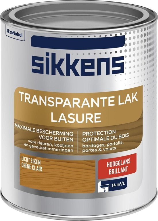 Sikkens Außenfarbe Eiche hell transparent hochglänzend 750 ml