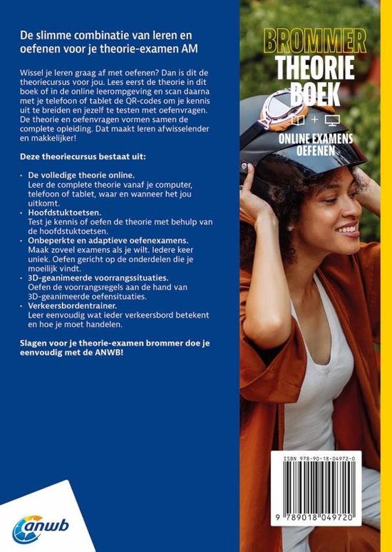 ANWB-Fahrtraining – Moped-Theoriebuch + Online-AM 