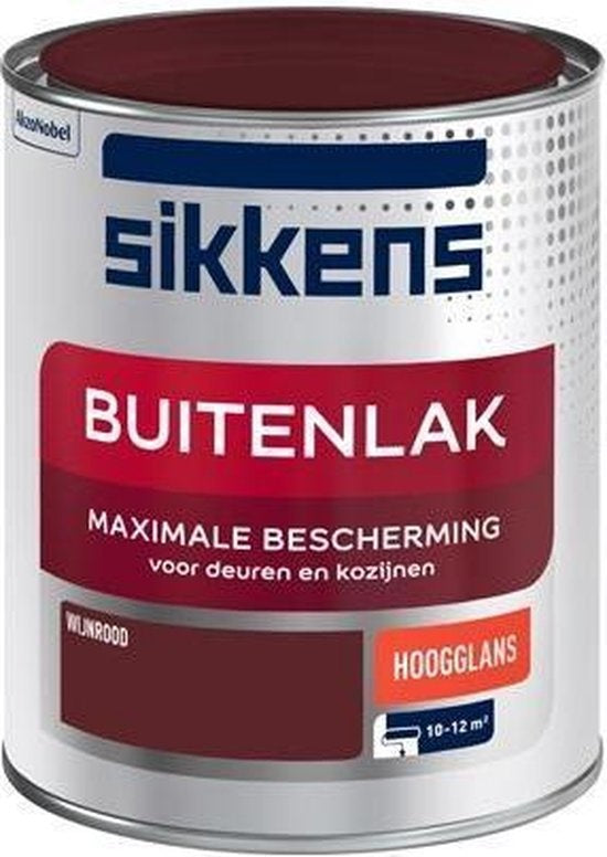 Sikkens peinture extérieure rouge vin brillant 750 ml