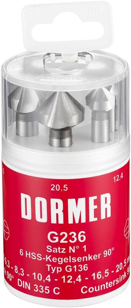 Dormer G2361 Verzinkborenset