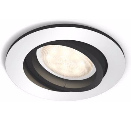 Philips Hue Milliskin Rond Aluminium Inclusief dimmer