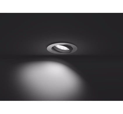 Philips Hue Milliskin Round Aluminium inklusive Dimmer