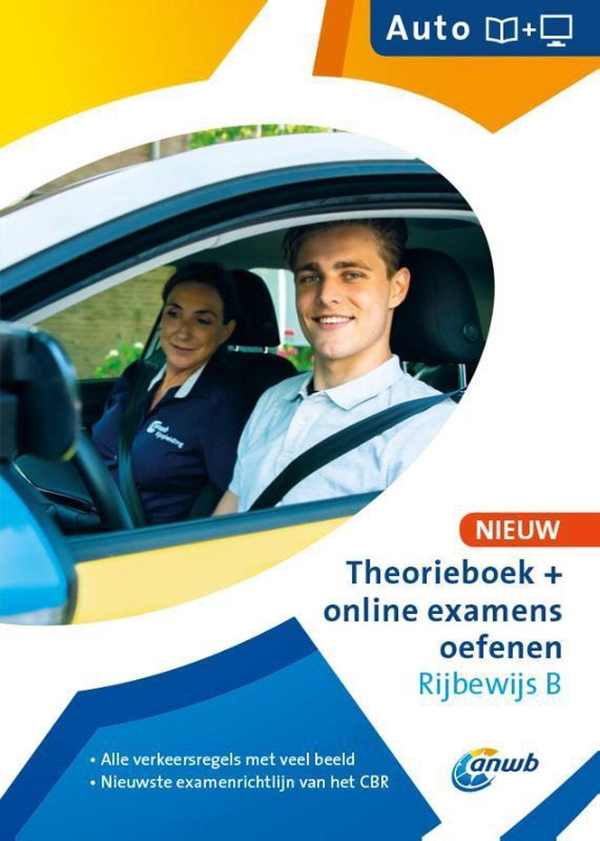 ANWB rijopleiding - Theorieboek Rijbewijs-B + online examens