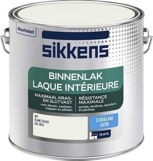 Sikkens Innenfarbe Seidenglanz RAL 9016 2,5 L