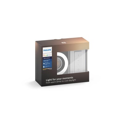 Philips Hue Milliskin Rond Aluminium Inclusief dimmer