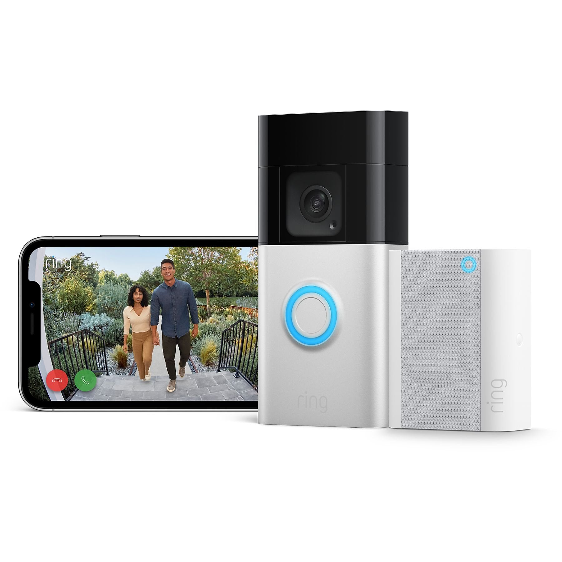 RING Battery Video Doorbell Plus met Chime (2e generatie)