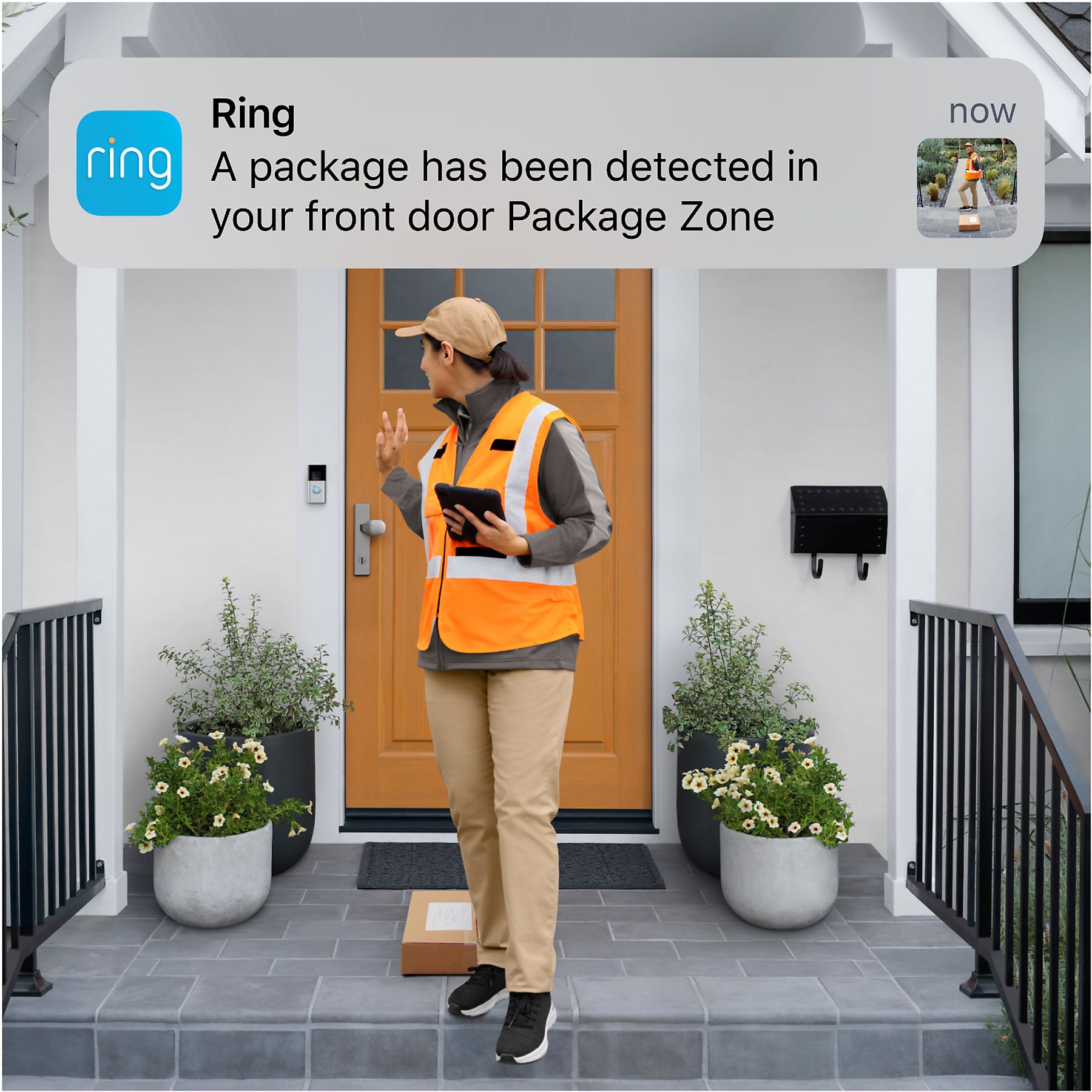 RING Battery Video Doorbell Plus met Chime (2e generatie)