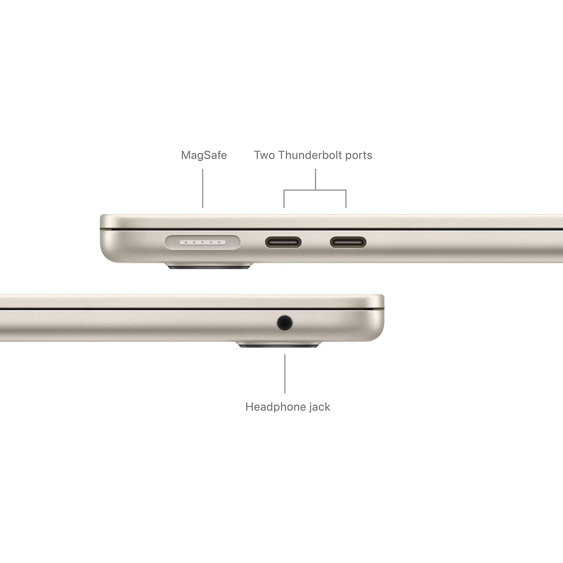 Apple MacBook Air 13 inch (2024) M3 (8 core CPU/8 core GPU) 8GB/256GB Sterrenlicht QWERTY