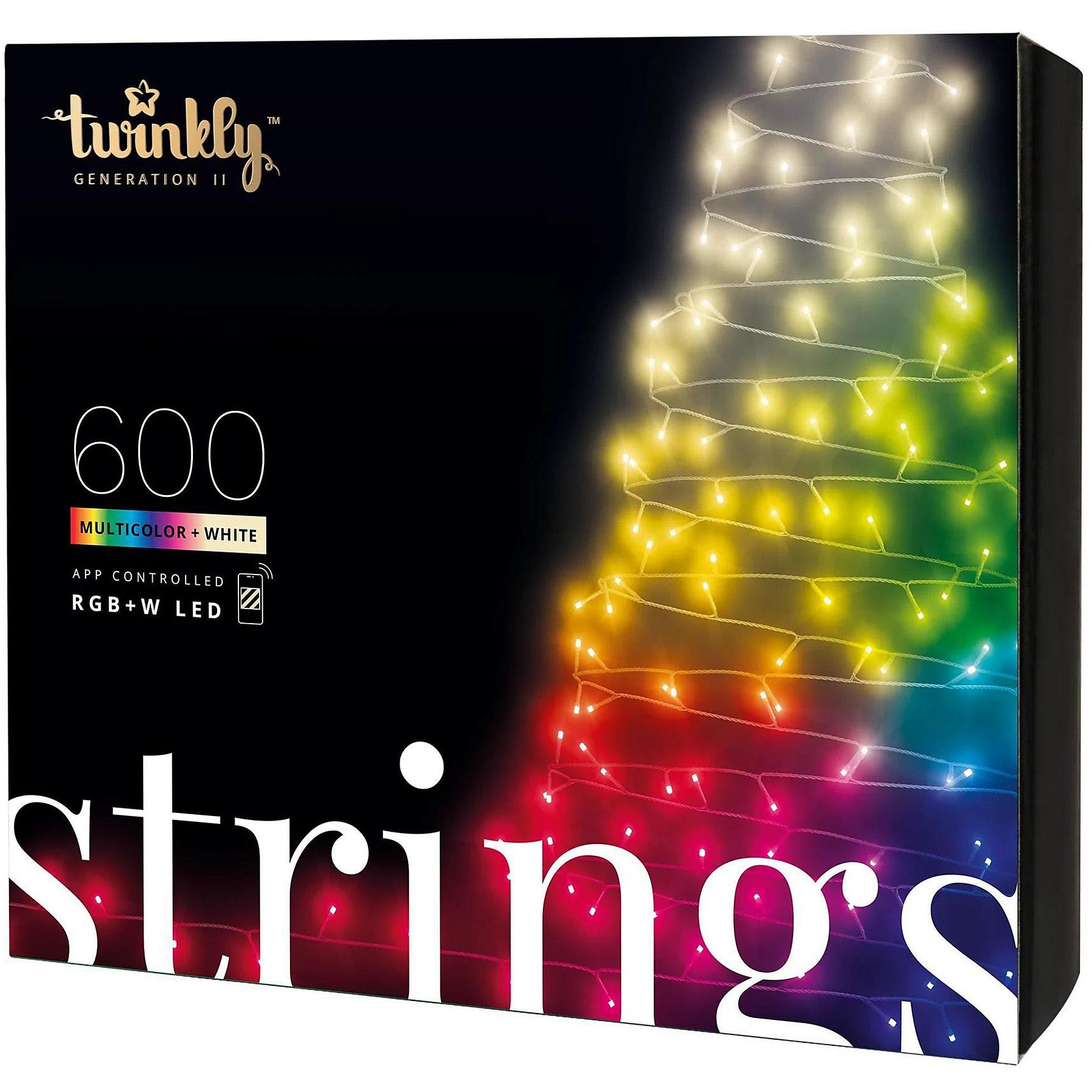 Twinkly Strings (édition multicolore + blanc) 600 LED