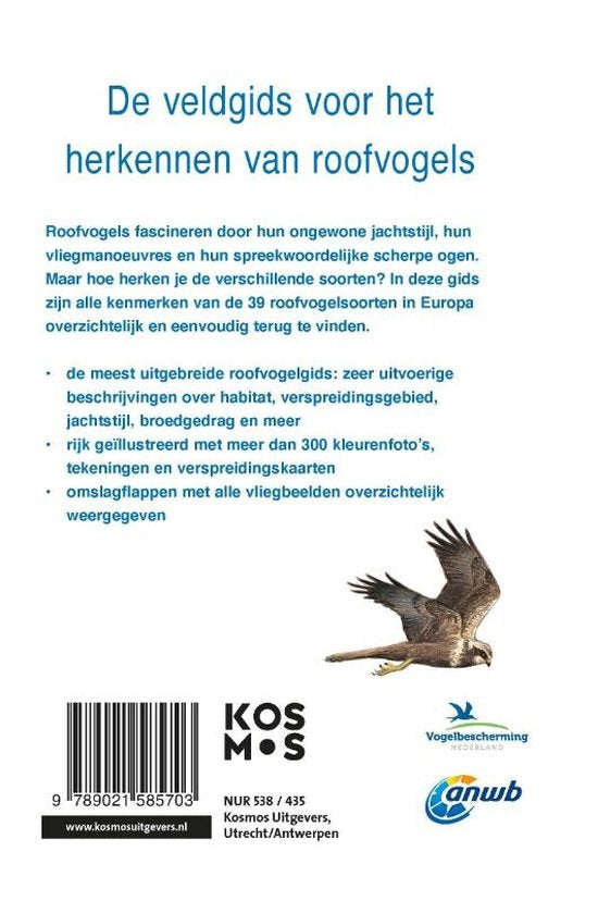 ANWB natuurgidsen - ANWB Roofvogelgids van Europa