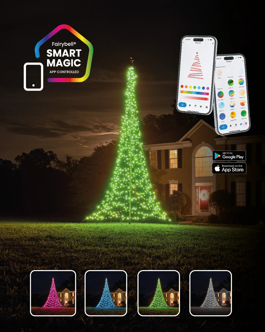 Fairybell Smart Magic | 4 meter | 864 LED-lampjes