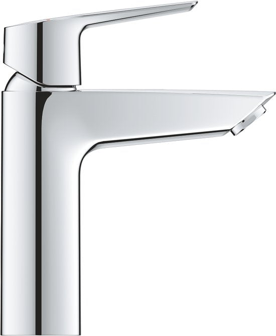 GROHE QuickFix Start Waschtischarmatur - Wassersparend - Inkl. Push-Open-Ablaufgarnitur – Chrom