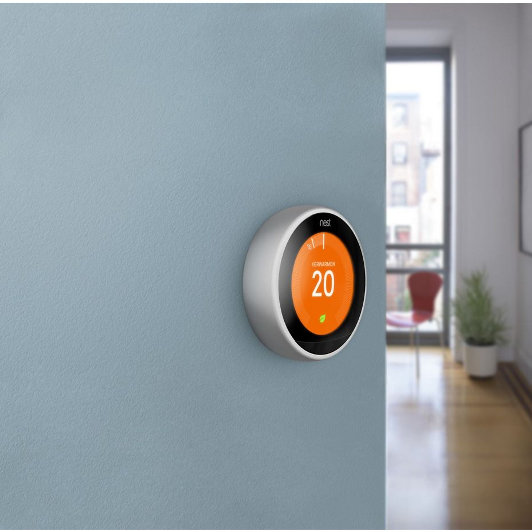 GOOGLE NEST Learning Thermostat (3e generatie) Zilver - Tweedehands