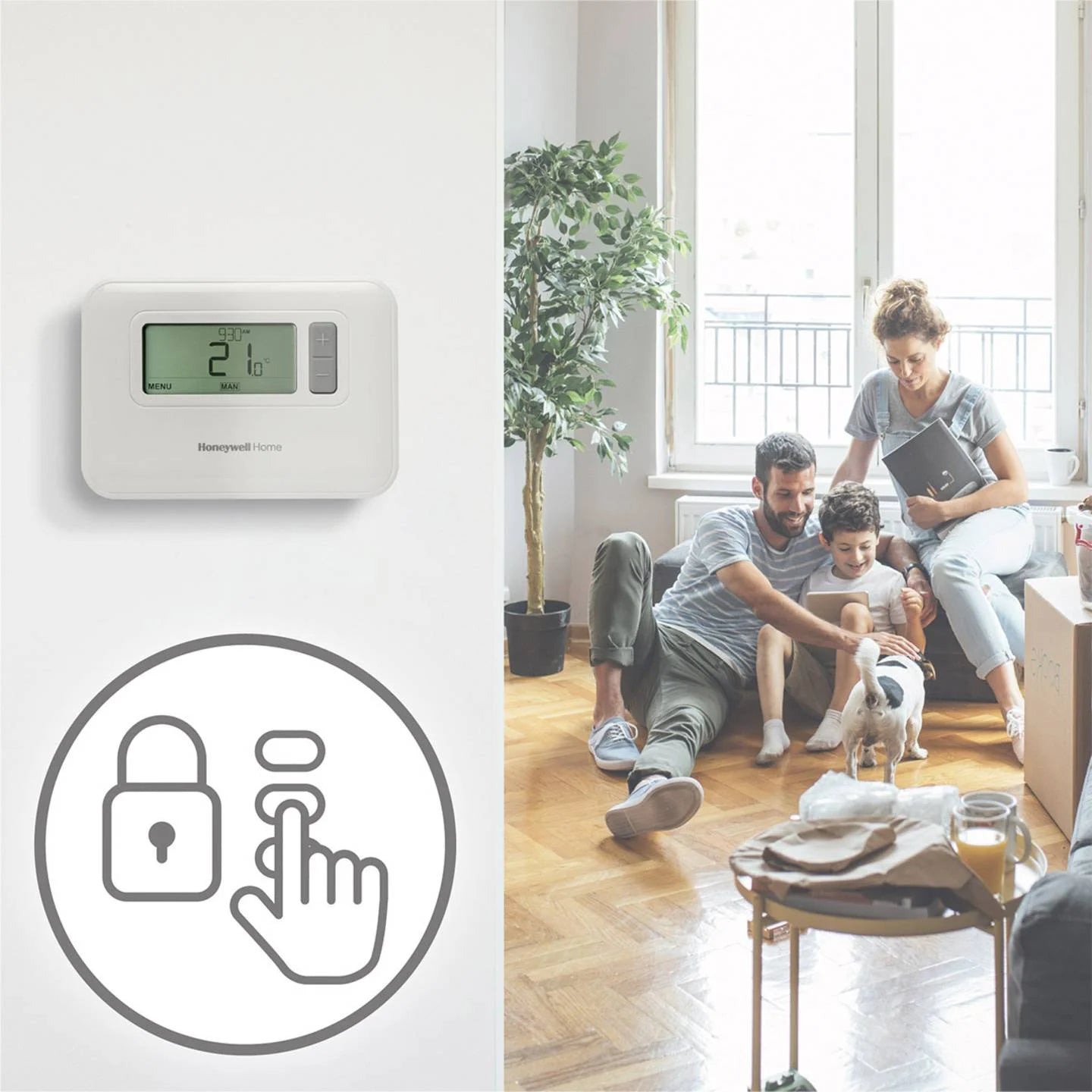 Honeywell Home T3 digitale aan/uit klokthermostaat