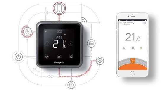 Honeywell Lyric T6R Slimme Thermostaat Zwart