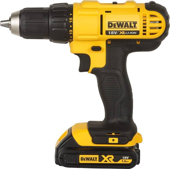 DeWalt 18V XR accuboormachine DCD771S2-QW incl. 2 accu's 1.5Ah + lader