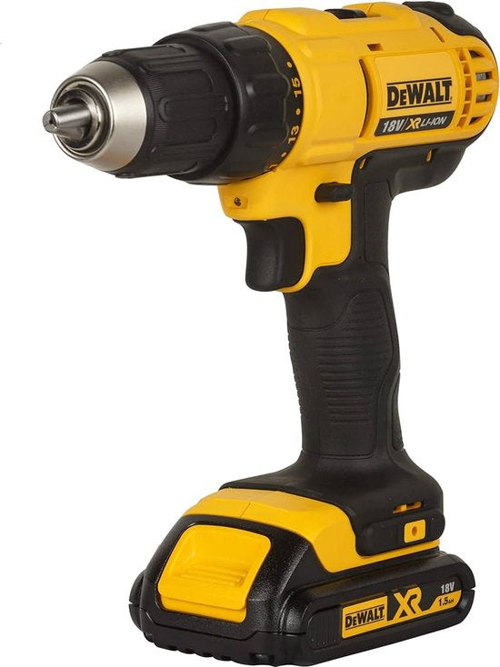 DeWalt 18V XR accuboormachine DCD771S2-QW incl. 2 accu's 1.5Ah + lader