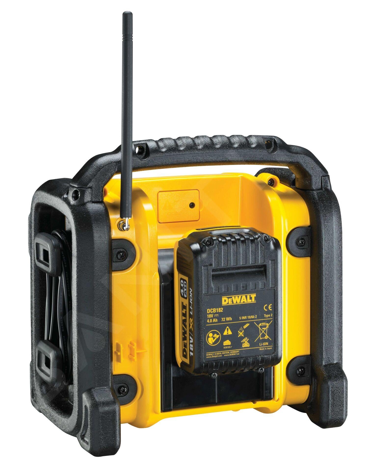 DEWALT DCR019-QW 12-14,4V-18V XR compacte FM/AM accu-radio