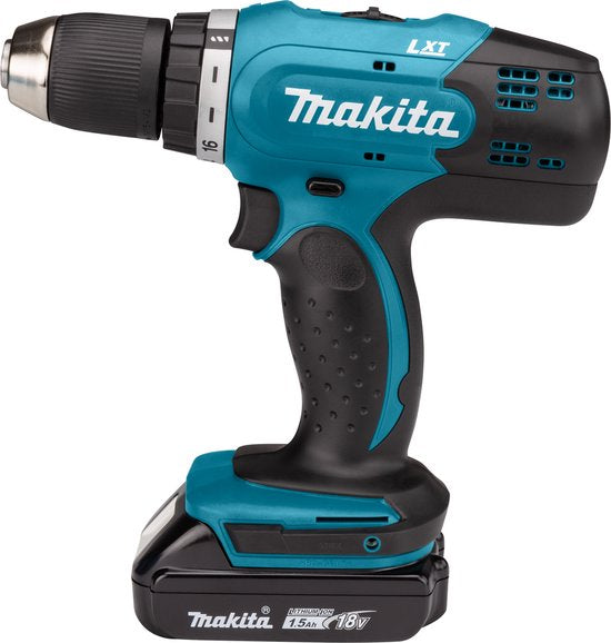 Makita DDF453SYX4 accuboormachine 18 V 42 Nm + 2x accu 1,5 Ah + lader