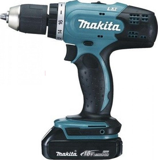 Makita DDF453SYX4 accuboormachine 18 V 42 Nm + 2x accu 1,5 Ah + lader