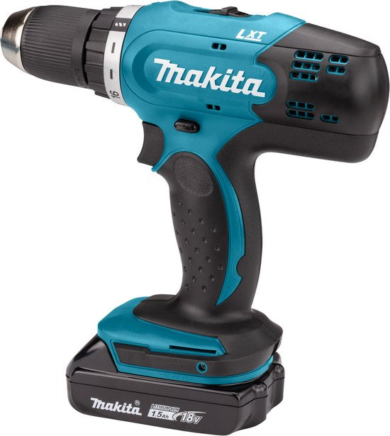 Makita DDF453SYX4 accuboormachine 18 V 42 Nm + 2x accu 1,5 Ah + lader