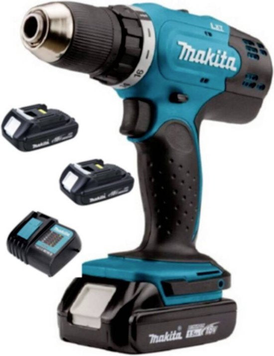 Makita DDF453SYX4 accuboormachine 18 V 42 Nm + 2x accu 1,5 Ah + lader