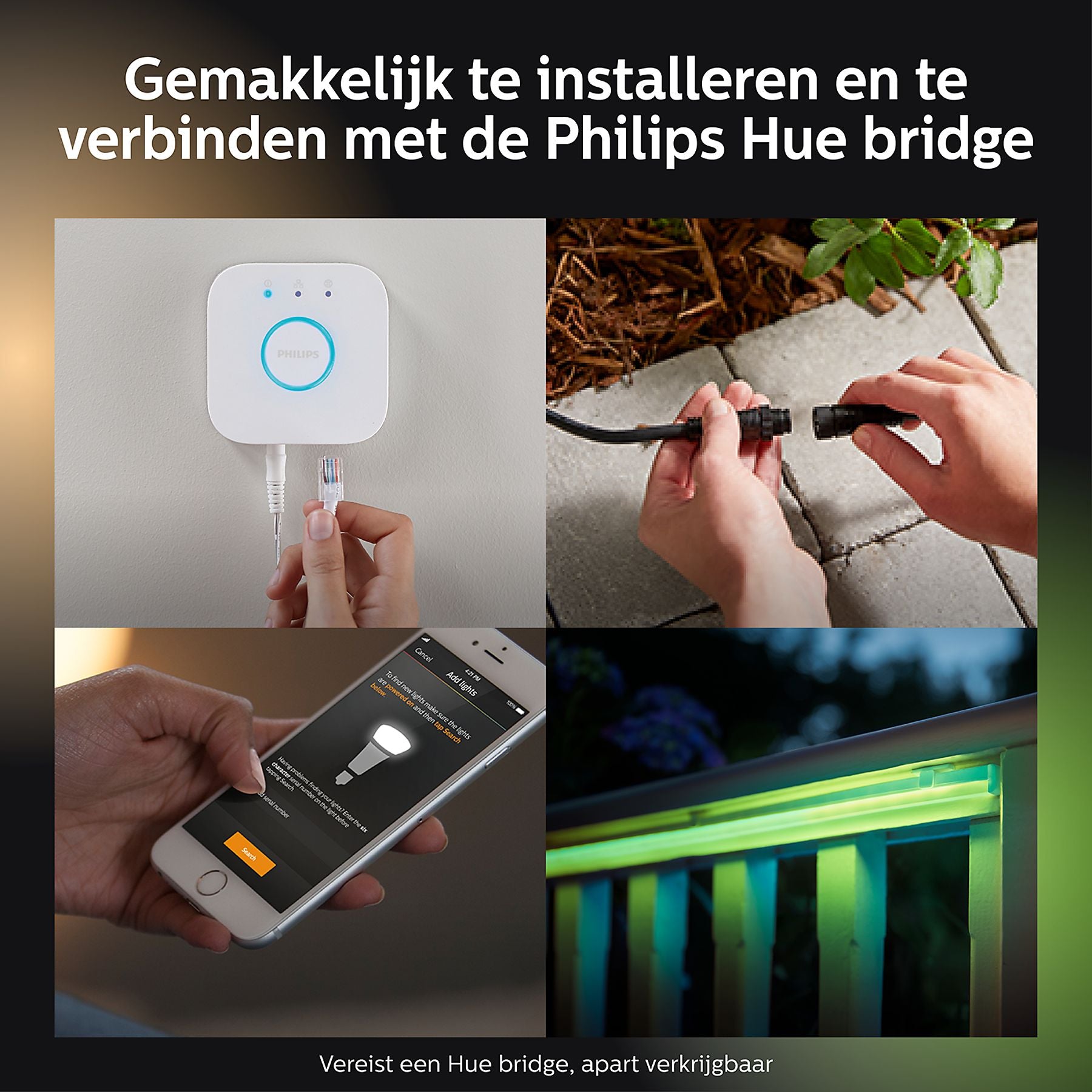 PHILIPS HUE lightstrip outdoor - wit en gekleurd licht - 5m