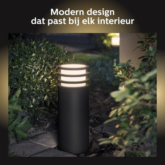 Philips Hue Outdoor Lucca sokkellamp laag