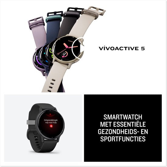 GARMIN Vivoactive 5 Music Ivoor/Cream Goud