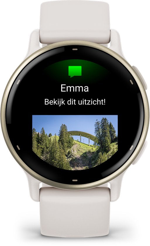 GARMIN Vivoactive 5 Music Ivoor/Cream Goud