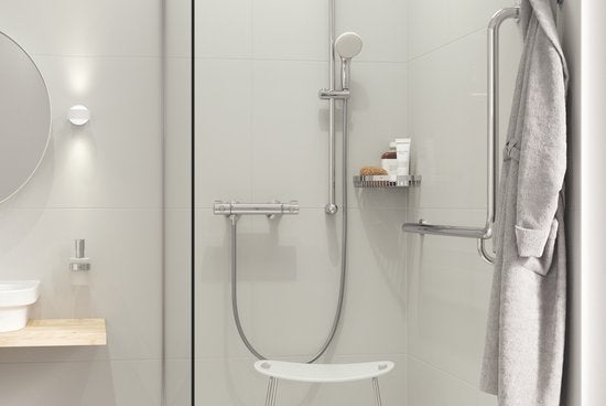 GROHE Grohtherm 800 Thermostatische Douchekraan - 15 cm - Waterbesparend - Inclusief koppelingen - Chroom