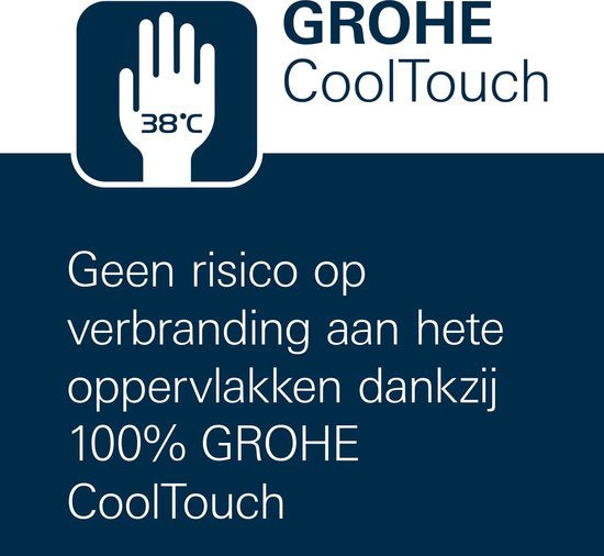 GROHE Precision Trend New Thermostatische Douchekraan - 15cm - CoolTouch - chroom