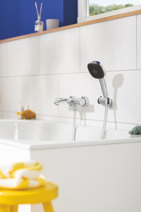 GROHE Precision Feel Themostatische Badkraan - 15 cm - Wateresparend - Met CoolTouch technologie - Inclusief koppelingen - Chroom