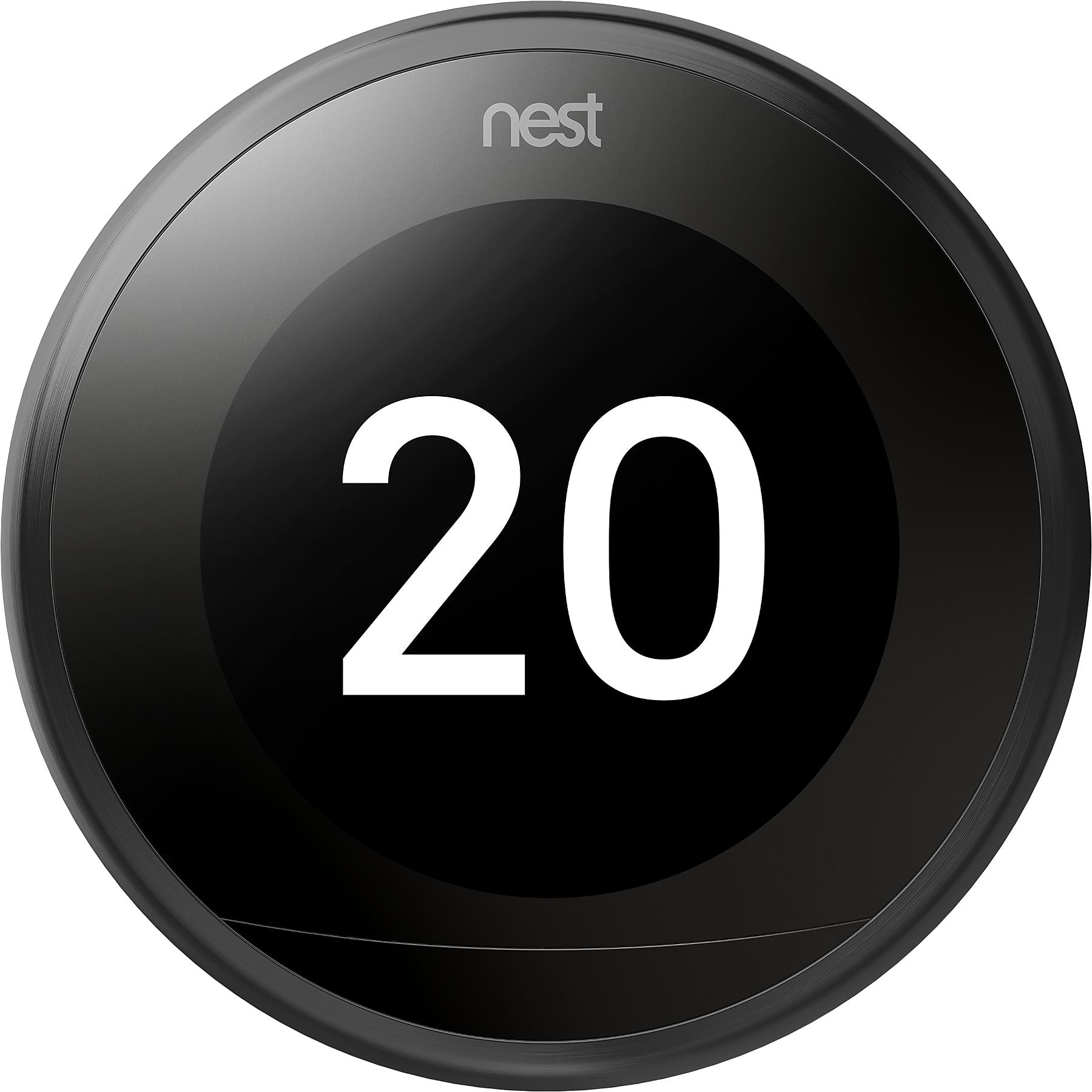 GOOGLE NEST Learning Thermostat (3e generatie) Zwart