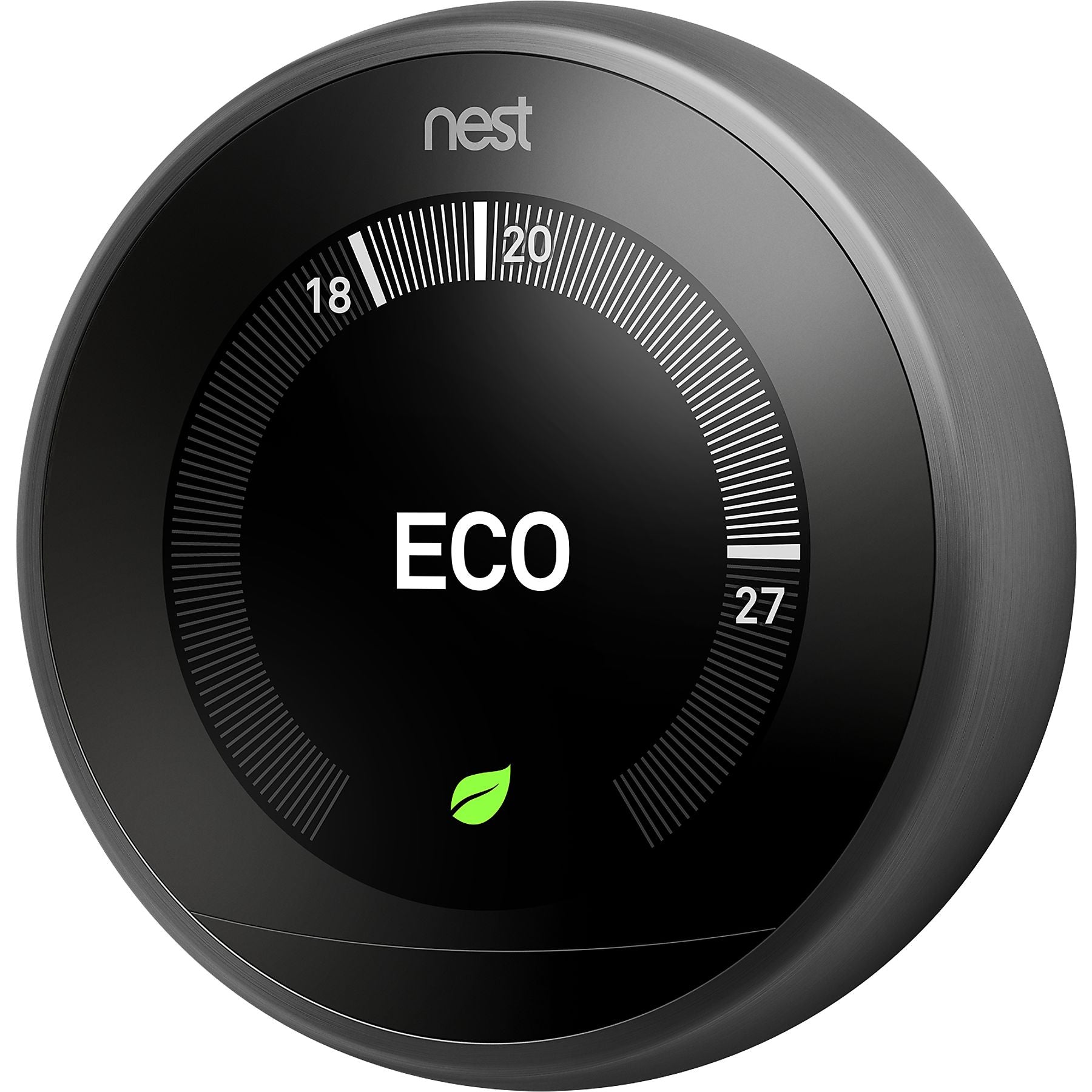 GOOGLE NEST Learning Thermostat (3e generatie) Zwart - Tweedehands