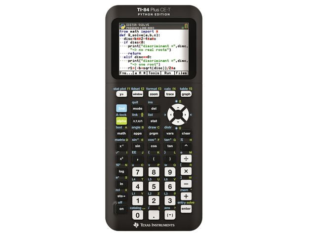 Calculatrice Python Texas Instruments TI-84 Plus CE-T utilisée