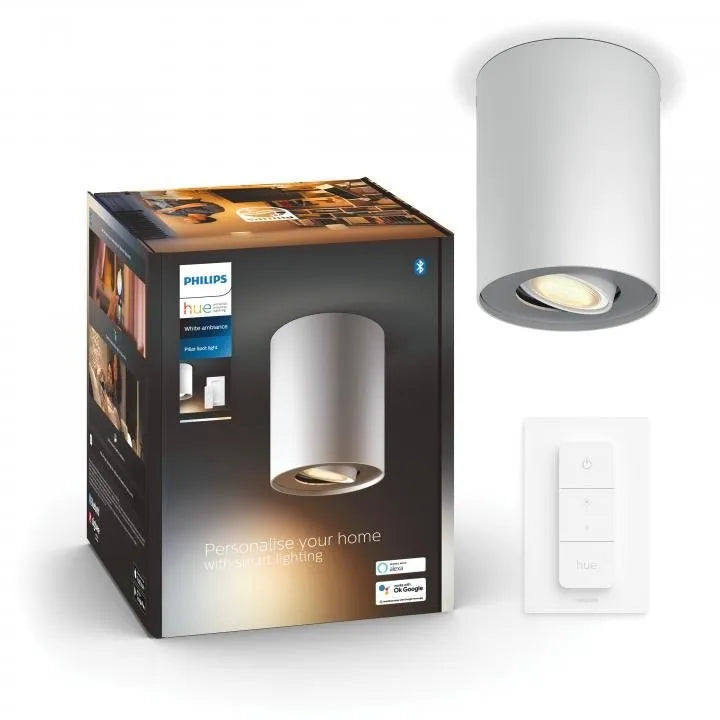 Philips Hue opbouwspot Pillar 1-lichts wit