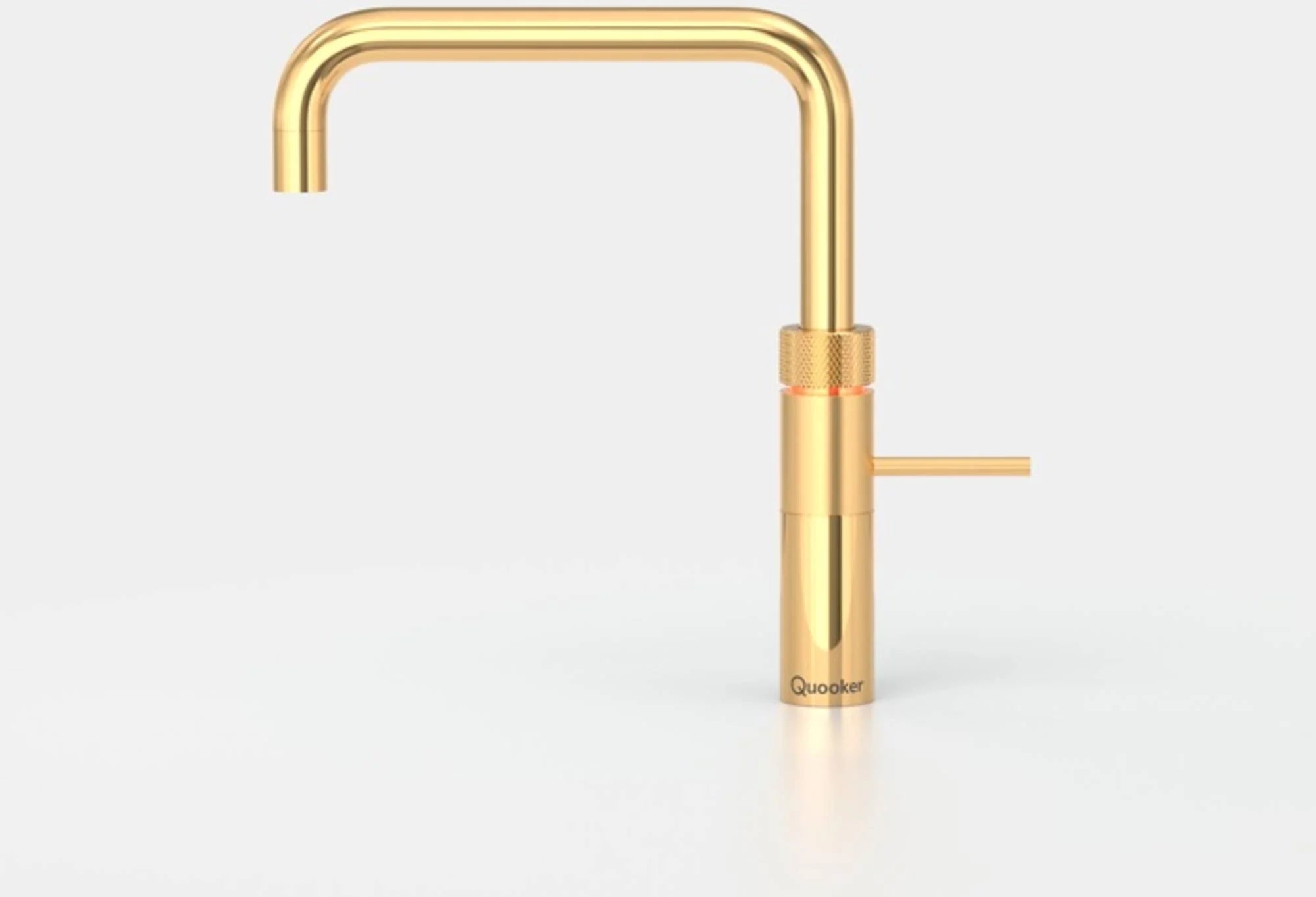 Quooker Fusion quadratisch mit COMBI-Boiler 3-in-1-Kochwasserhahn Gold