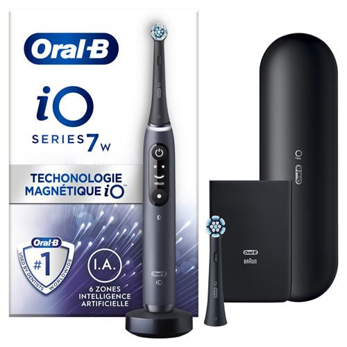 Oral-B iO 7W Schwarze elektrische Zahnbürste von Braun 